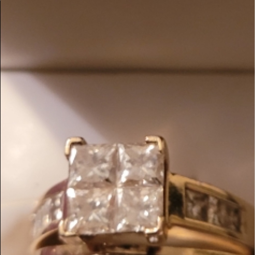 14k real Diamond diamond